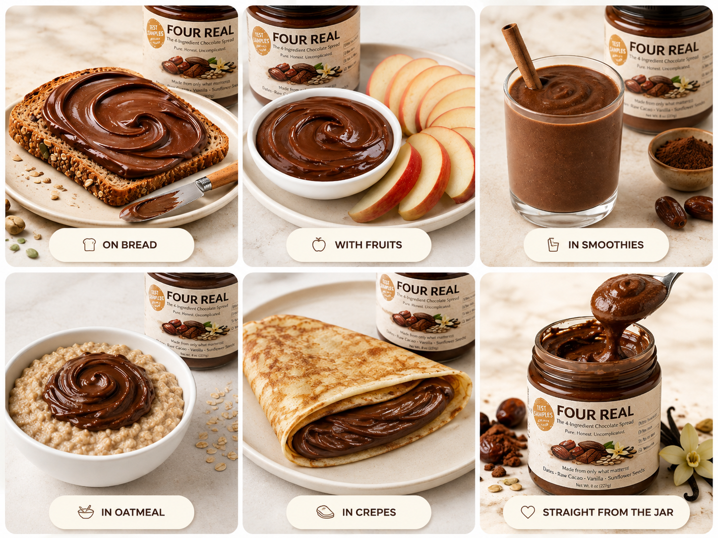 Pure Spread Jar Open